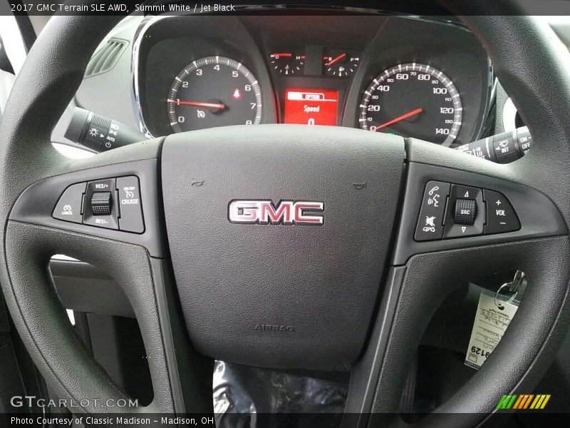 Summit White / Jet Black 2017 GMC Terrain SLE AWD