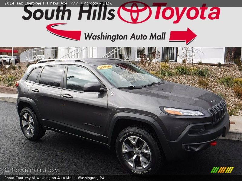 Anvil / Morocco - Black 2014 Jeep Cherokee Trailhawk 4x4