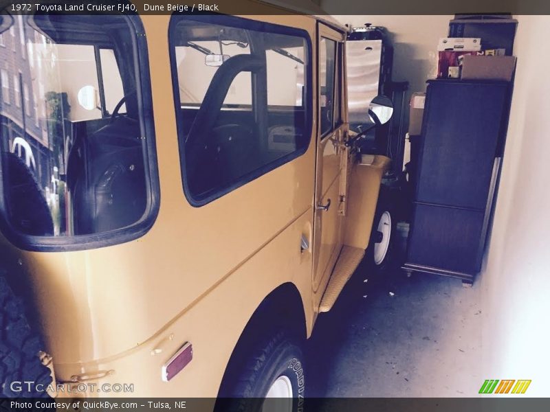 Dune Beige / Black 1972 Toyota Land Cruiser FJ40