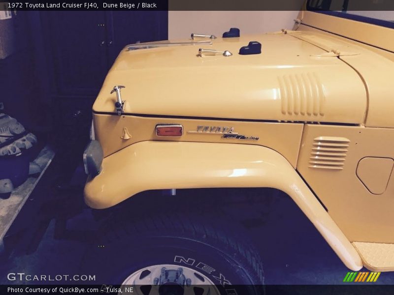 Dune Beige / Black 1972 Toyota Land Cruiser FJ40