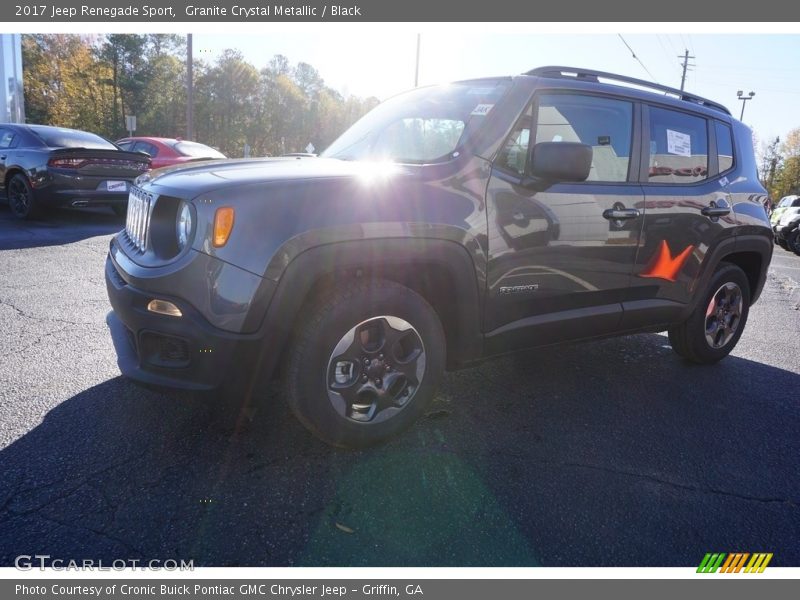 Granite Crystal Metallic / Black 2017 Jeep Renegade Sport