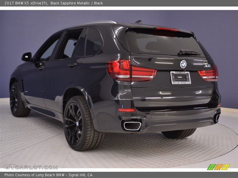 Black Sapphire Metallic / Black 2017 BMW X5 xDrive35i
