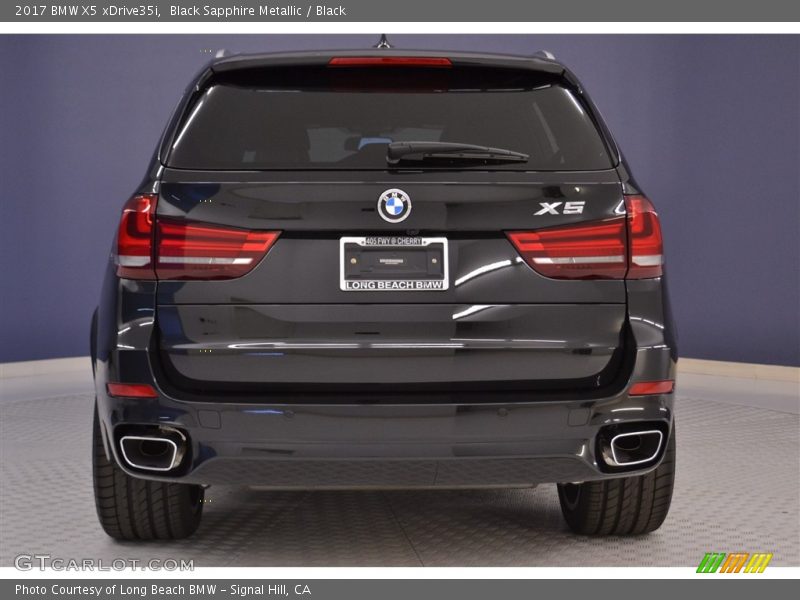 Black Sapphire Metallic / Black 2017 BMW X5 xDrive35i