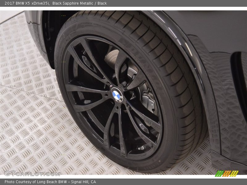 Black Sapphire Metallic / Black 2017 BMW X5 xDrive35i