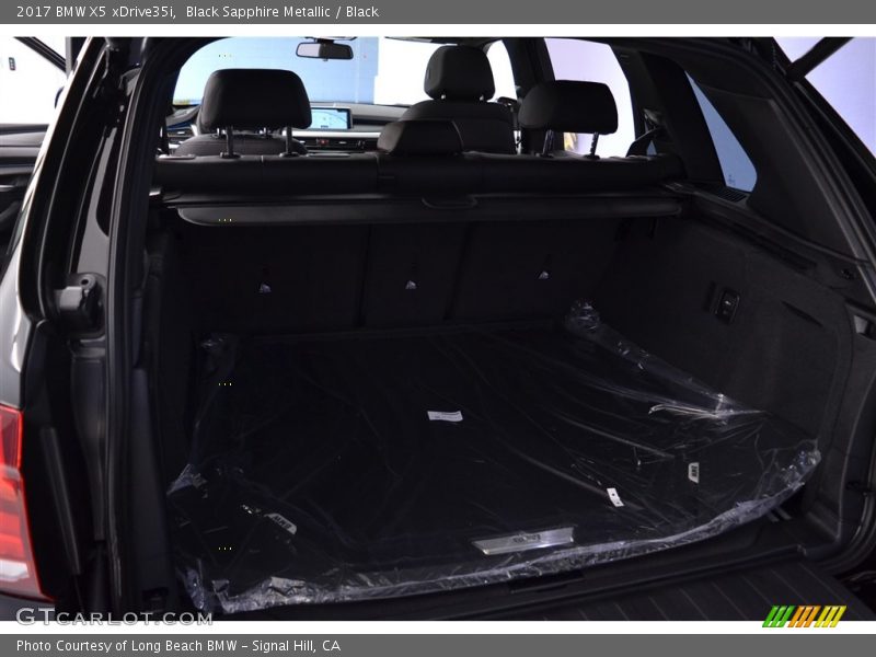 Black Sapphire Metallic / Black 2017 BMW X5 xDrive35i