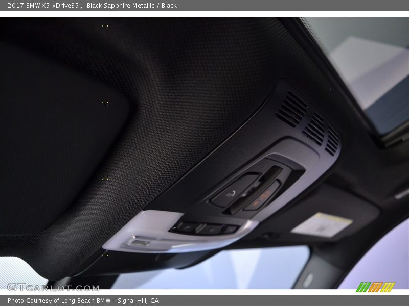 Black Sapphire Metallic / Black 2017 BMW X5 xDrive35i