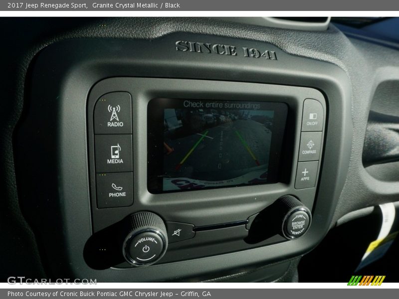 Granite Crystal Metallic / Black 2017 Jeep Renegade Sport