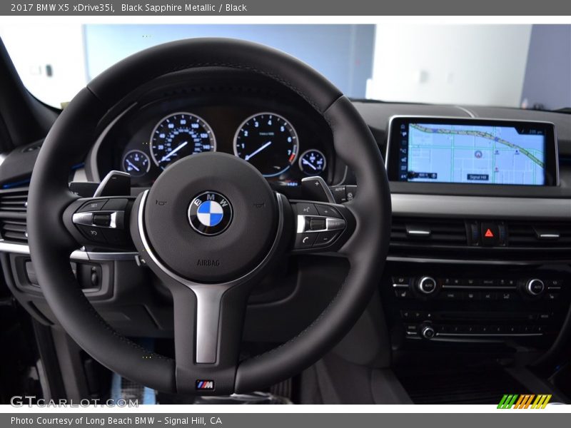 Black Sapphire Metallic / Black 2017 BMW X5 xDrive35i
