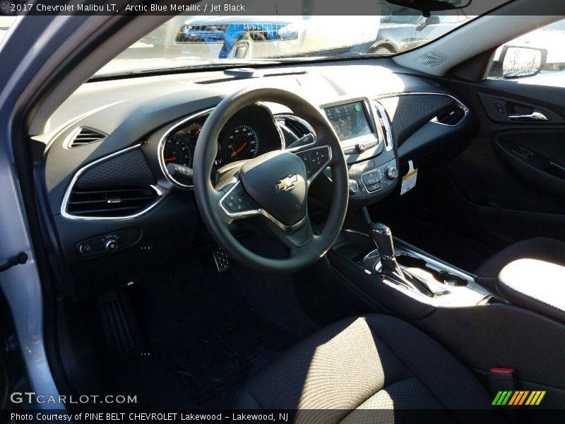 Arctic Blue Metallic / Jet Black 2017 Chevrolet Malibu LT
