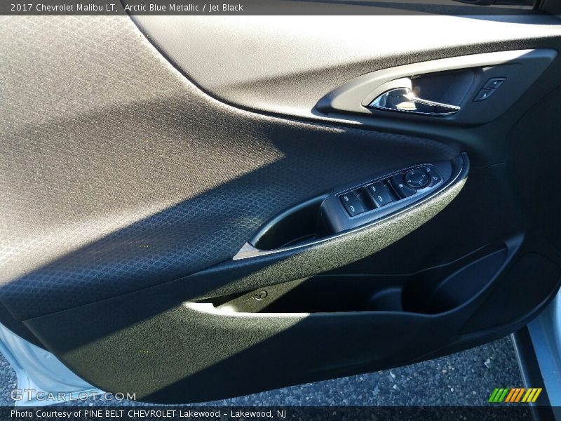 Arctic Blue Metallic / Jet Black 2017 Chevrolet Malibu LT