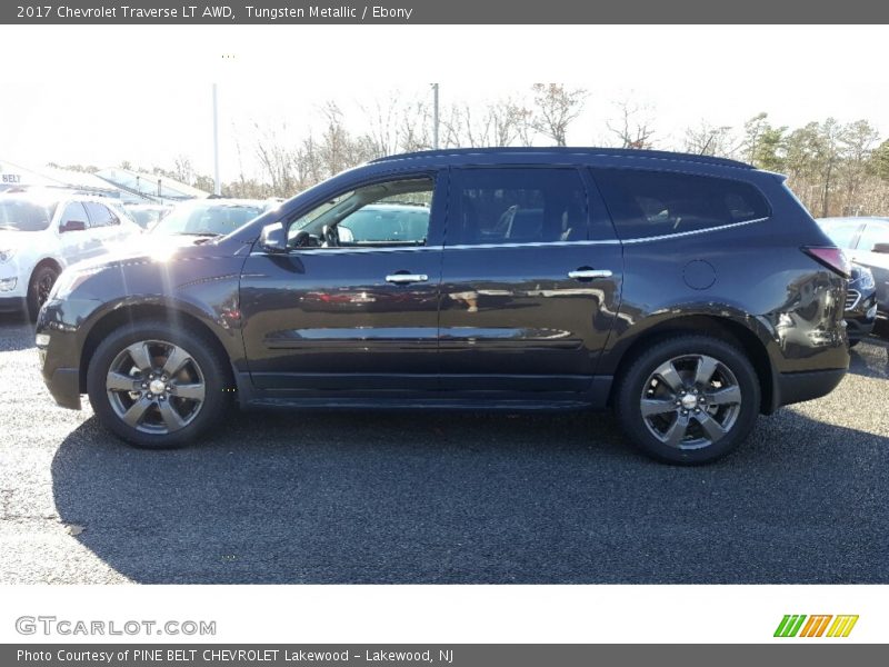 Tungsten Metallic / Ebony 2017 Chevrolet Traverse LT AWD