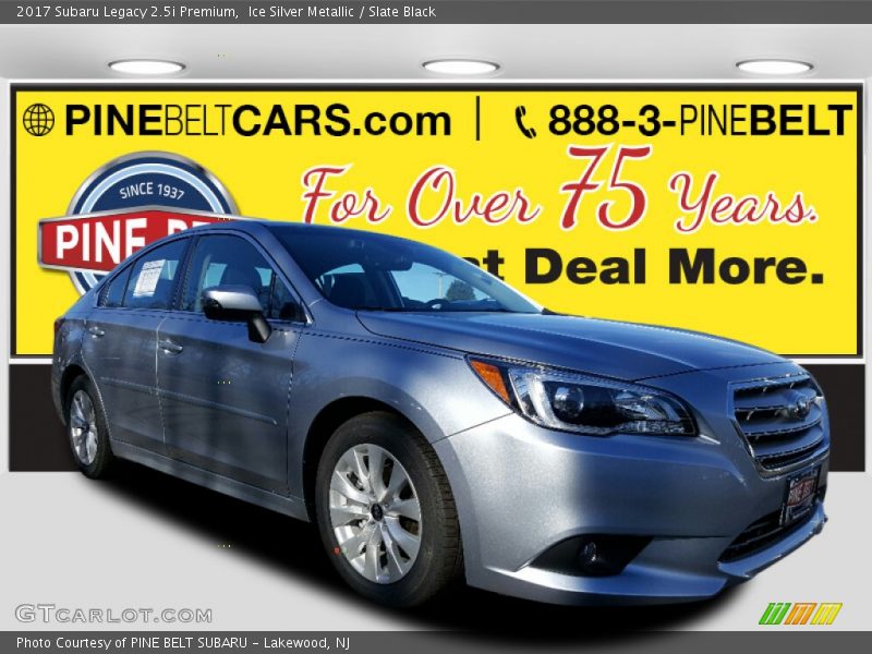 Ice Silver Metallic / Slate Black 2017 Subaru Legacy 2.5i Premium