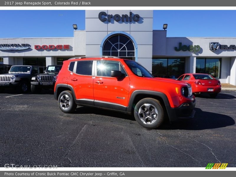 Colorado Red / Black 2017 Jeep Renegade Sport