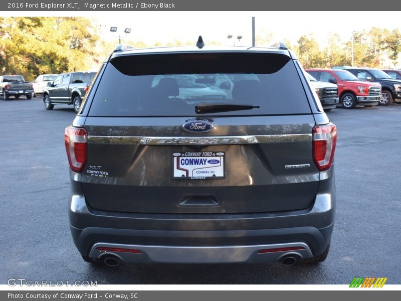 Magnetic Metallic / Ebony Black 2016 Ford Explorer XLT