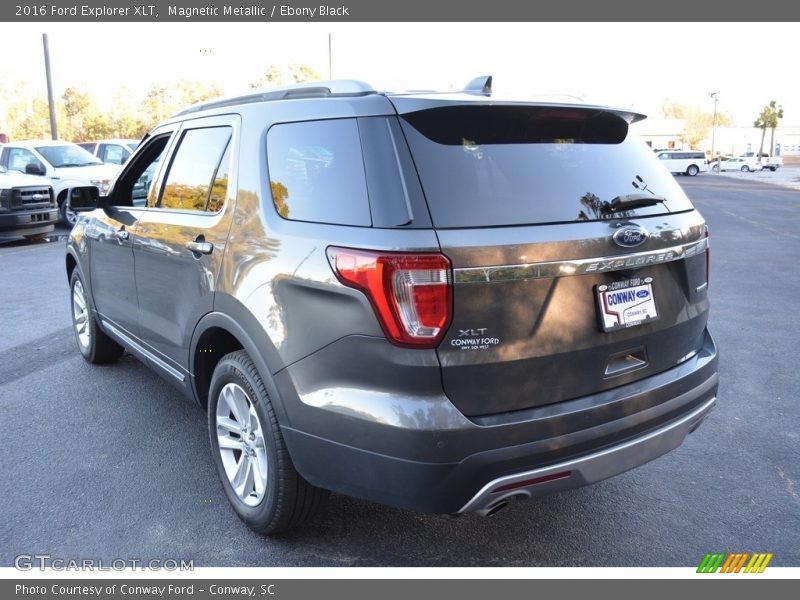 Magnetic Metallic / Ebony Black 2016 Ford Explorer XLT