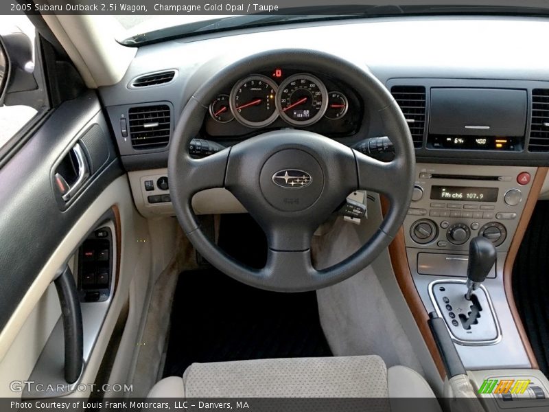 Champagne Gold Opal / Taupe 2005 Subaru Outback 2.5i Wagon