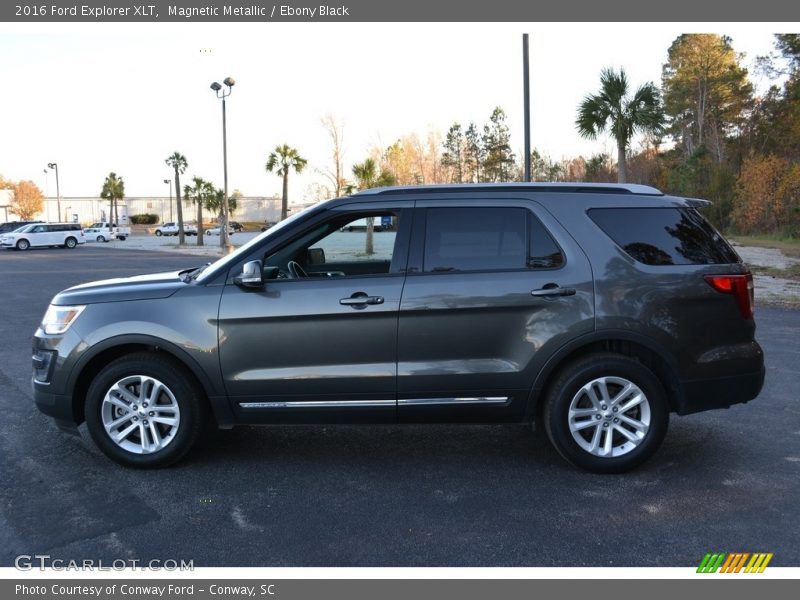 Magnetic Metallic / Ebony Black 2016 Ford Explorer XLT