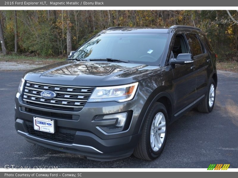 Magnetic Metallic / Ebony Black 2016 Ford Explorer XLT