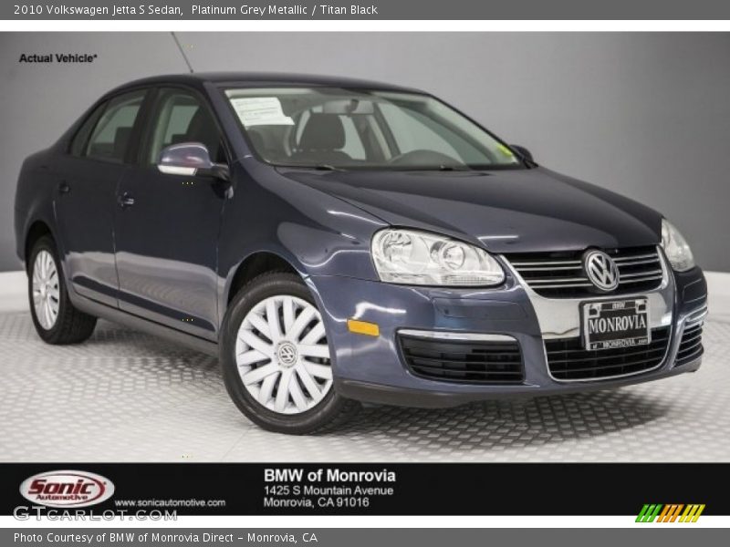 Platinum Grey Metallic / Titan Black 2010 Volkswagen Jetta S Sedan