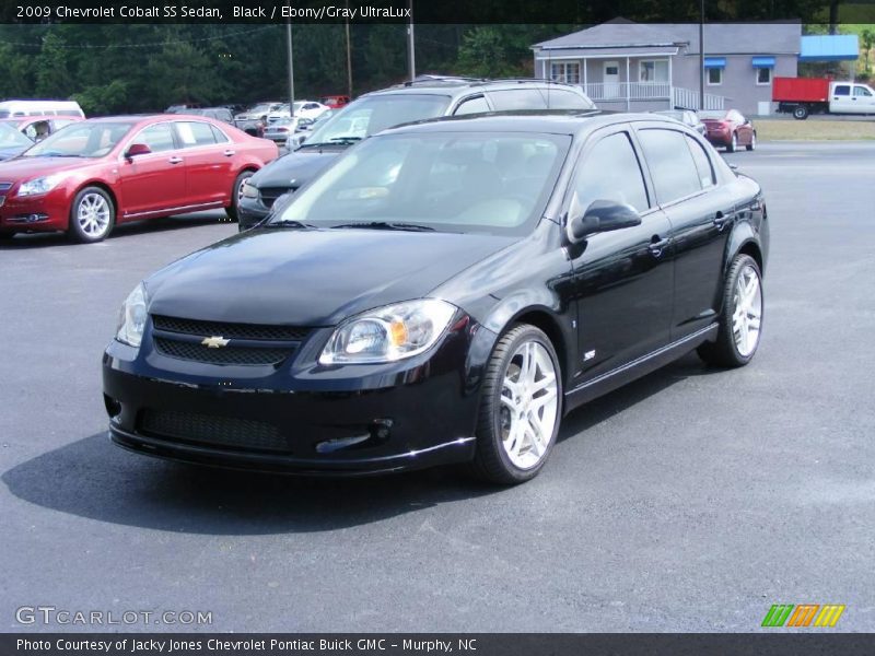 Black / Ebony/Gray UltraLux 2009 Chevrolet Cobalt SS Sedan