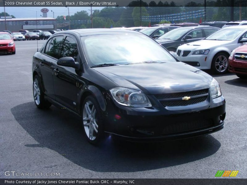 Black / Ebony/Gray UltraLux 2009 Chevrolet Cobalt SS Sedan