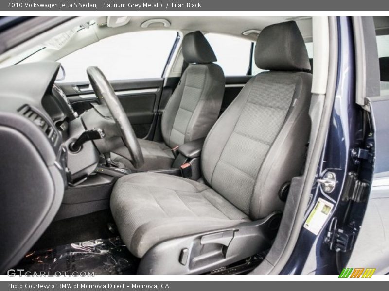 Platinum Grey Metallic / Titan Black 2010 Volkswagen Jetta S Sedan