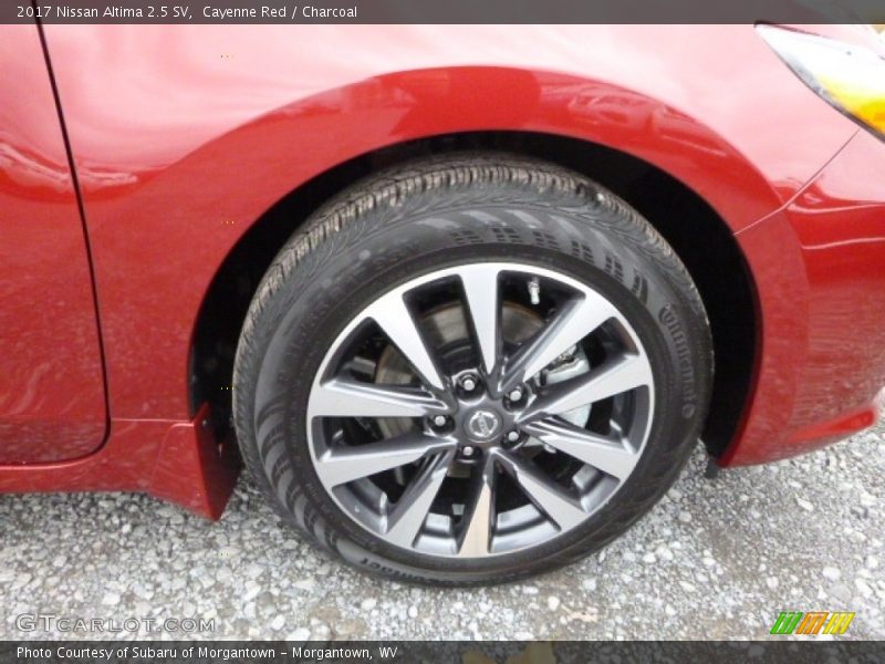 Cayenne Red / Charcoal 2017 Nissan Altima 2.5 SV