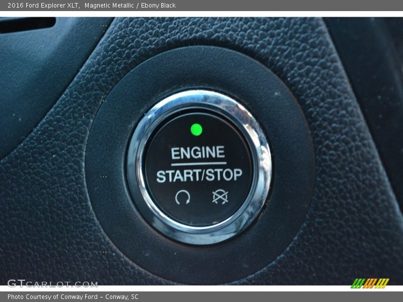 Magnetic Metallic / Ebony Black 2016 Ford Explorer XLT