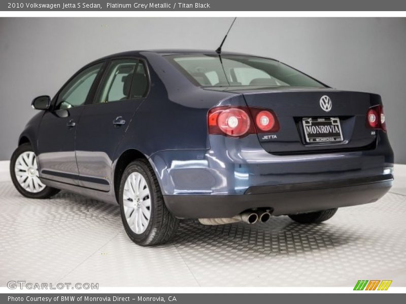 Platinum Grey Metallic / Titan Black 2010 Volkswagen Jetta S Sedan