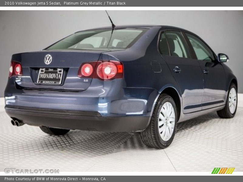 Platinum Grey Metallic / Titan Black 2010 Volkswagen Jetta S Sedan
