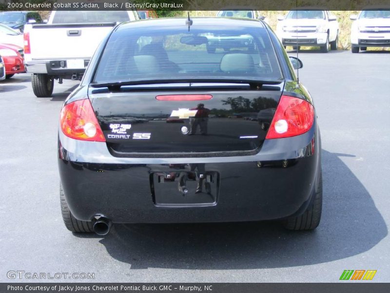 Black / Ebony/Gray UltraLux 2009 Chevrolet Cobalt SS Sedan