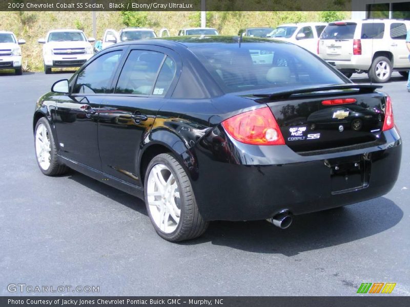 Black / Ebony/Gray UltraLux 2009 Chevrolet Cobalt SS Sedan