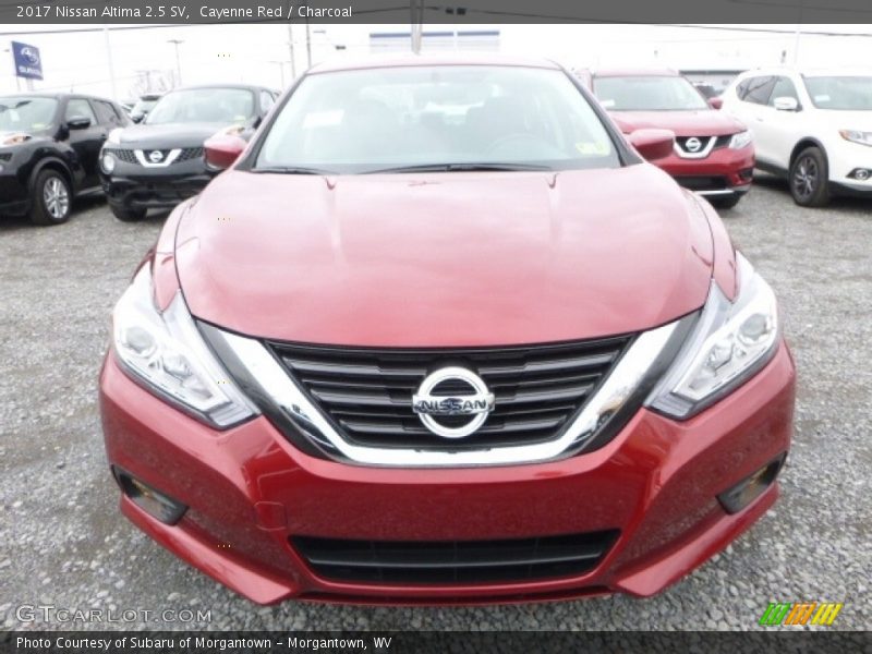Cayenne Red / Charcoal 2017 Nissan Altima 2.5 SV
