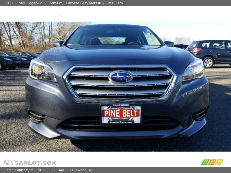 Carbide Gray Metallic / Slate Black 2017 Subaru Legacy 2.5i Premium