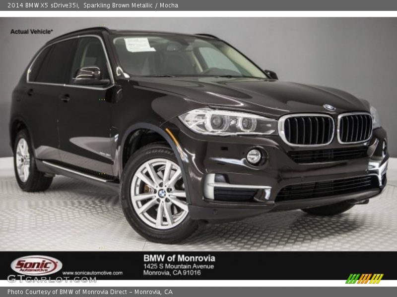 Sparkling Brown Metallic / Mocha 2014 BMW X5 sDrive35i