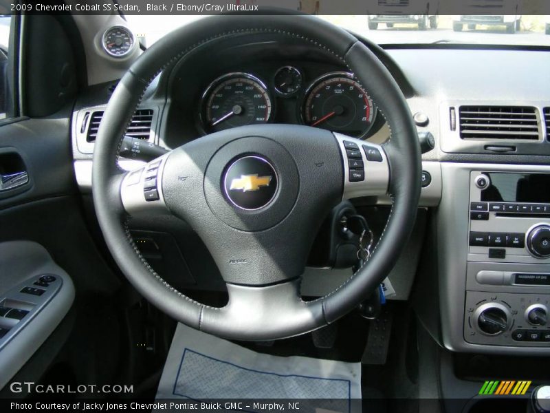 Black / Ebony/Gray UltraLux 2009 Chevrolet Cobalt SS Sedan