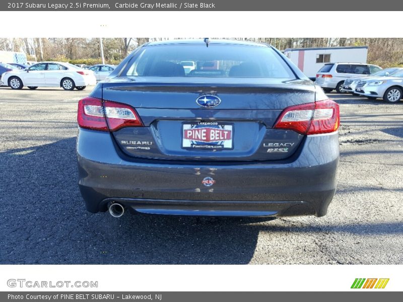 Carbide Gray Metallic / Slate Black 2017 Subaru Legacy 2.5i Premium