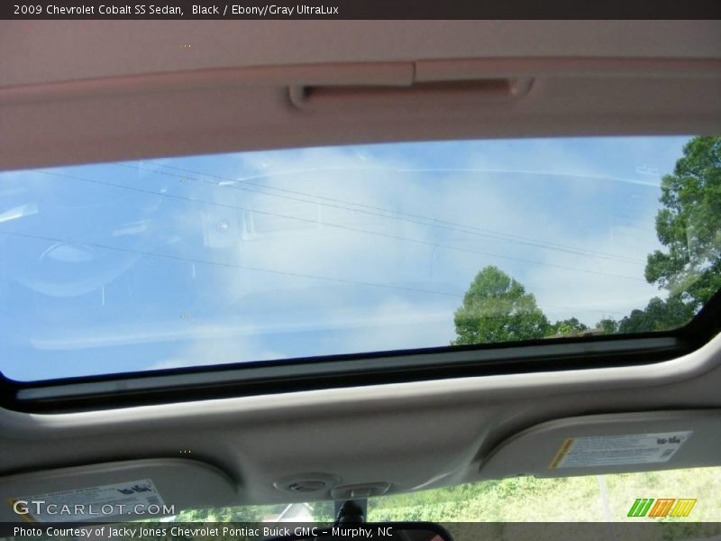 Black / Ebony/Gray UltraLux 2009 Chevrolet Cobalt SS Sedan