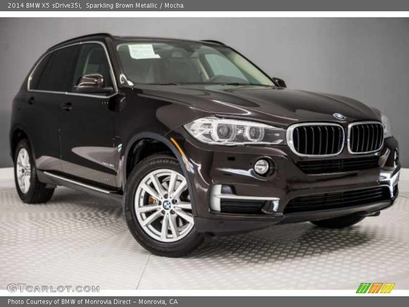 Sparkling Brown Metallic / Mocha 2014 BMW X5 sDrive35i