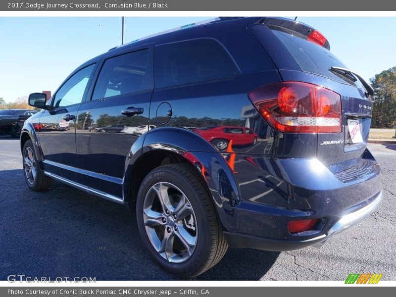 Contusion Blue / Black 2017 Dodge Journey Crossroad