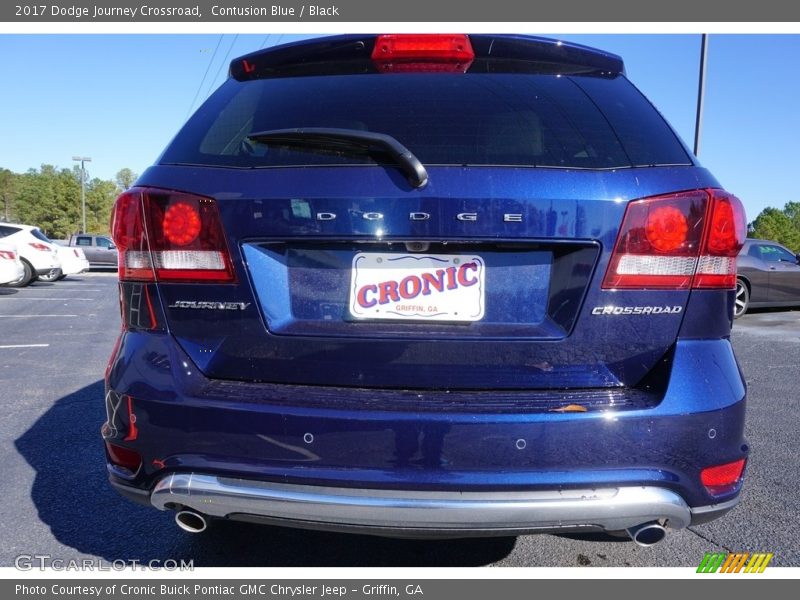 Contusion Blue / Black 2017 Dodge Journey Crossroad