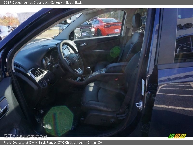 Contusion Blue / Black 2017 Dodge Journey Crossroad