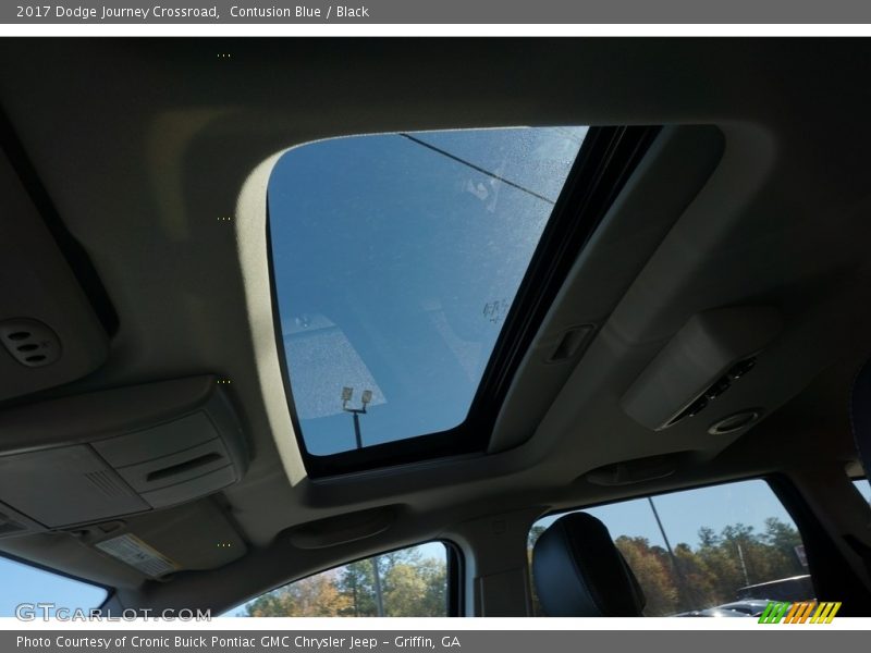 Contusion Blue / Black 2017 Dodge Journey Crossroad