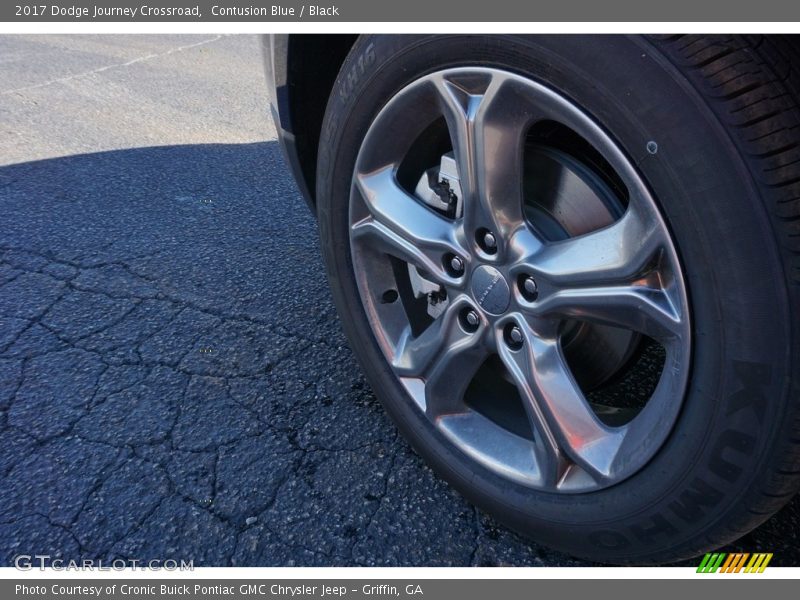 Contusion Blue / Black 2017 Dodge Journey Crossroad