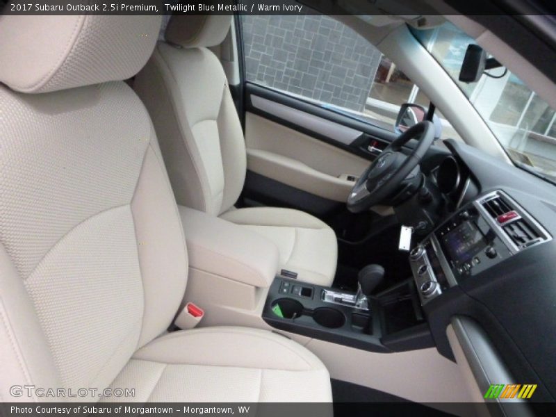 Twilight Blue Metallic / Warm Ivory 2017 Subaru Outback 2.5i Premium
