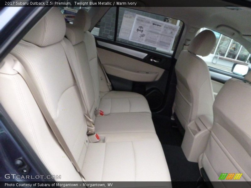 Twilight Blue Metallic / Warm Ivory 2017 Subaru Outback 2.5i Premium