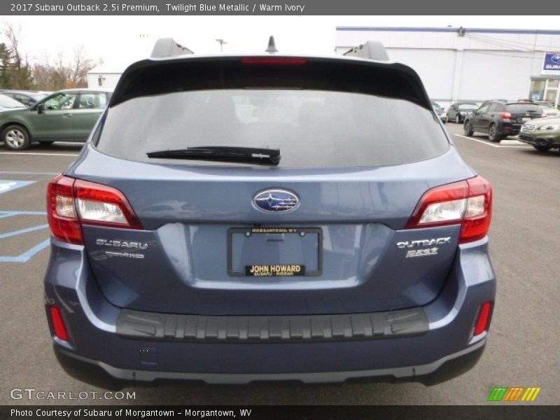 Twilight Blue Metallic / Warm Ivory 2017 Subaru Outback 2.5i Premium