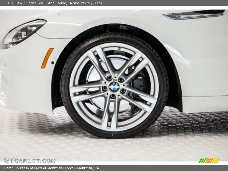 Alpine White / Black 2014 BMW 6 Series 650i Gran Coupe