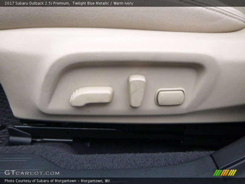 Twilight Blue Metallic / Warm Ivory 2017 Subaru Outback 2.5i Premium