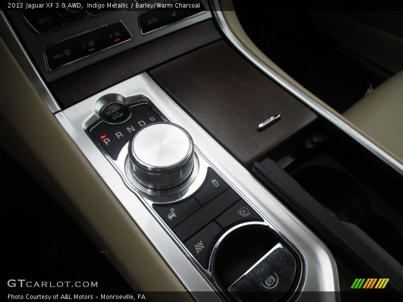 Indigo Metallic / Barley/Warm Charcoal 2013 Jaguar XF 3.0 AWD